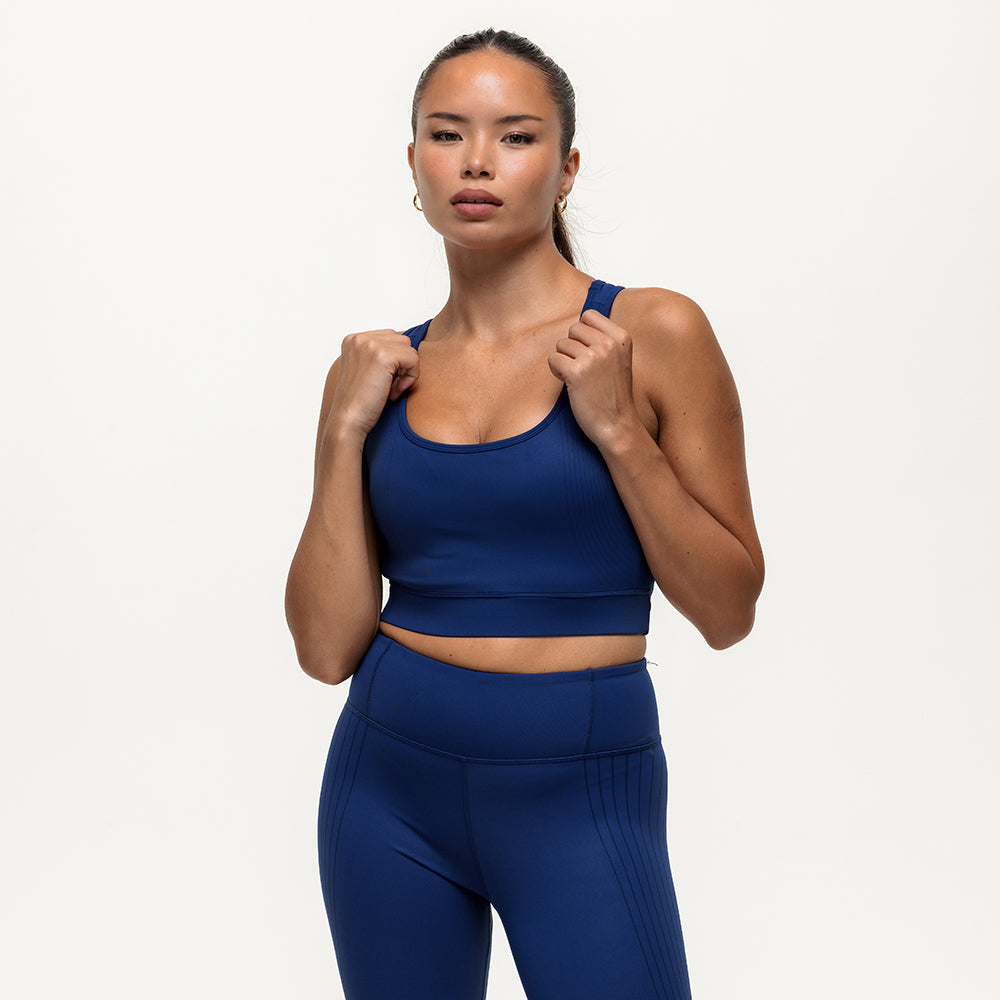 Agility Workout Bra - True Navy