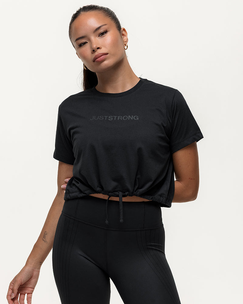 Everyday Drawstring Tee - Black Onyx