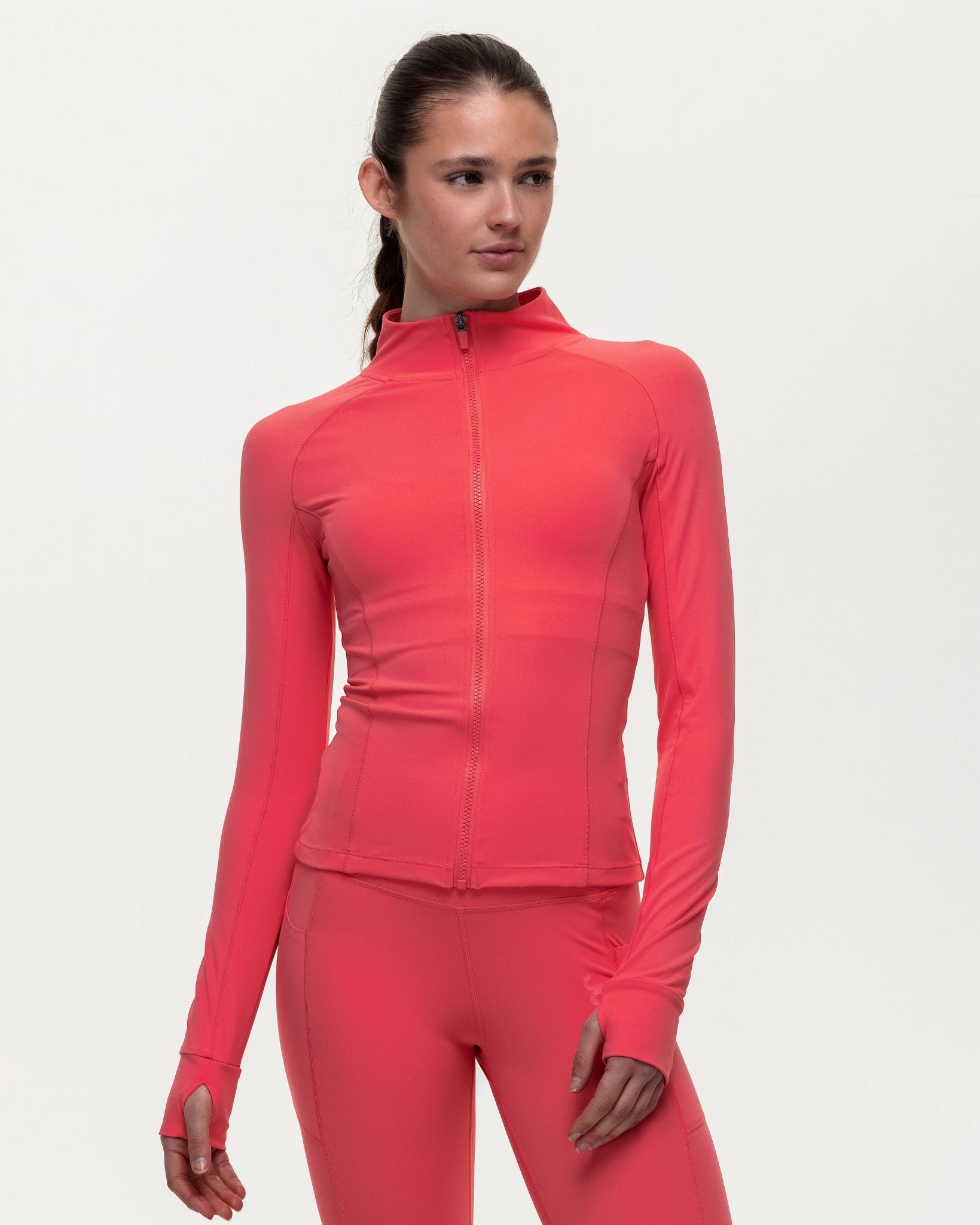 Training Zip Up Jacket - Coral