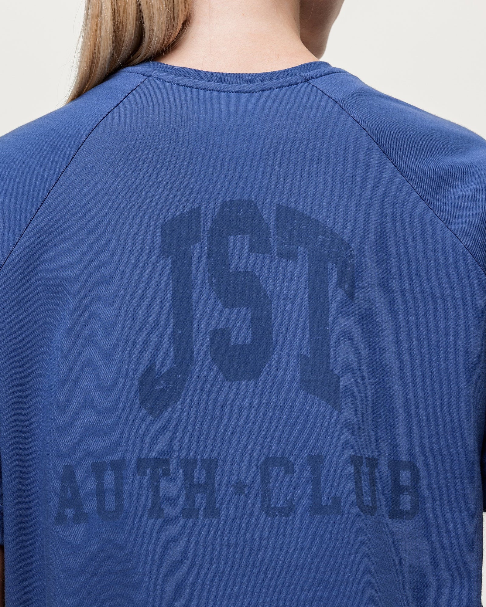 Laid Back Over Sized Tee - Vintage Indigo