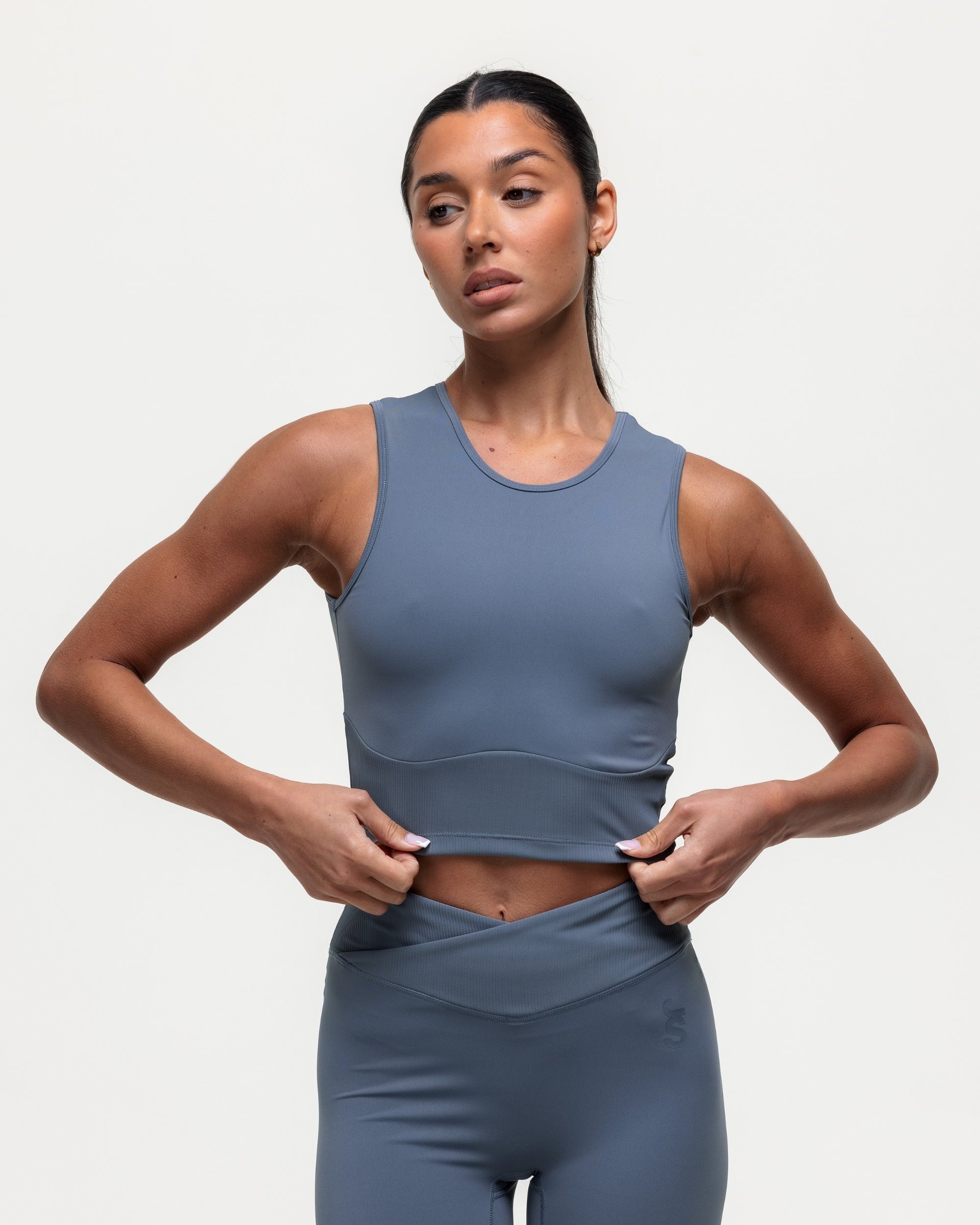 Prana Crop Vest - Graphite
