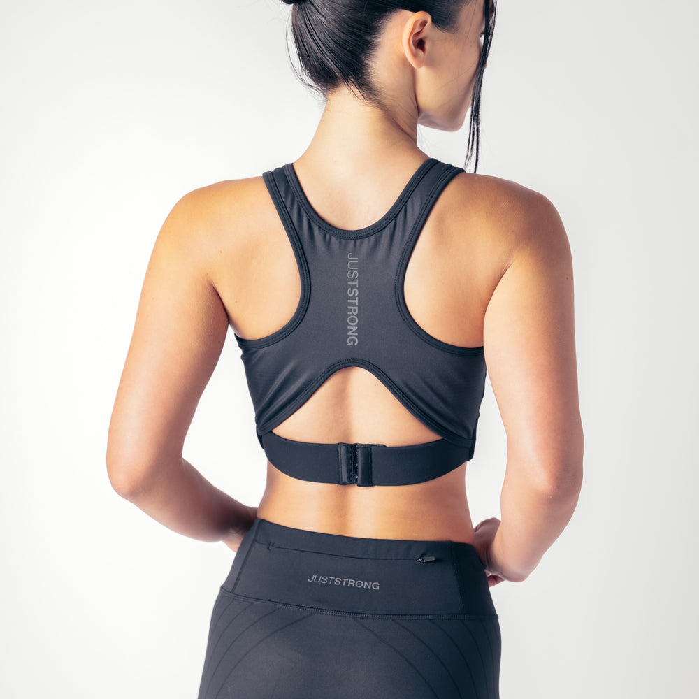 Agility Workout Bra - Black Onyx