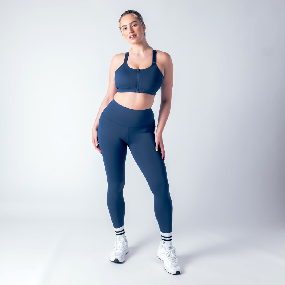 High Rise Genesis Leggings - True Navy