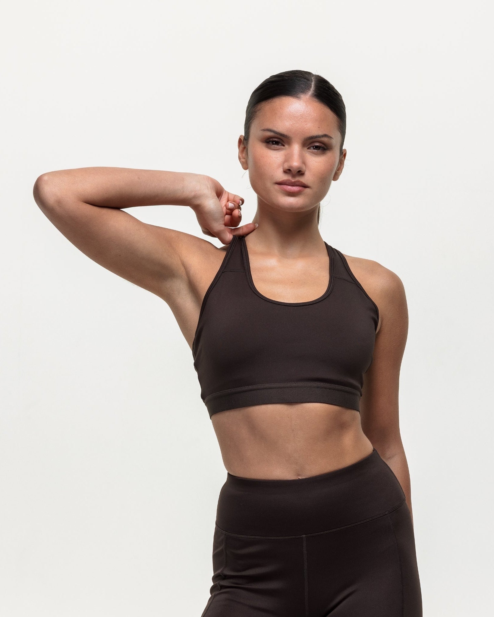 Motion Medium Support Bra - Cocoa